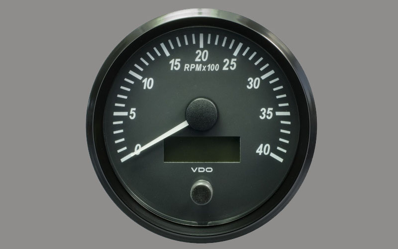 SingleViu Tachometer 4000 RPM Gauge